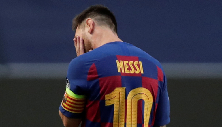 Imagen de Messi en el diario "Marca"